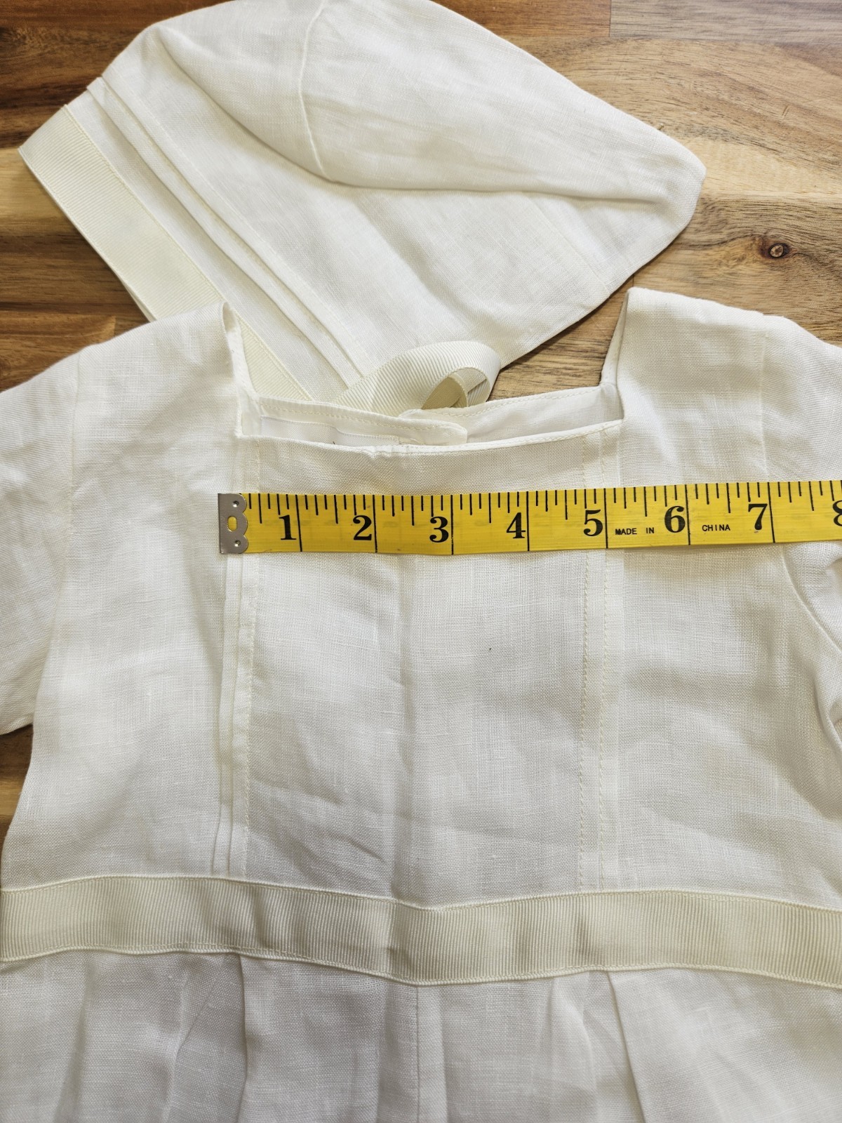 Baby Boy Christening Outfit And Bonnet Beige Blessing Baptism Spanish Design