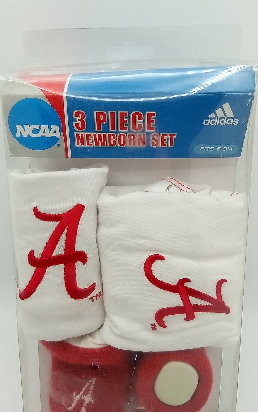 Alabama Crimson Tide NCAA Adidas 3 Piece Newborn Set 6-9 Months