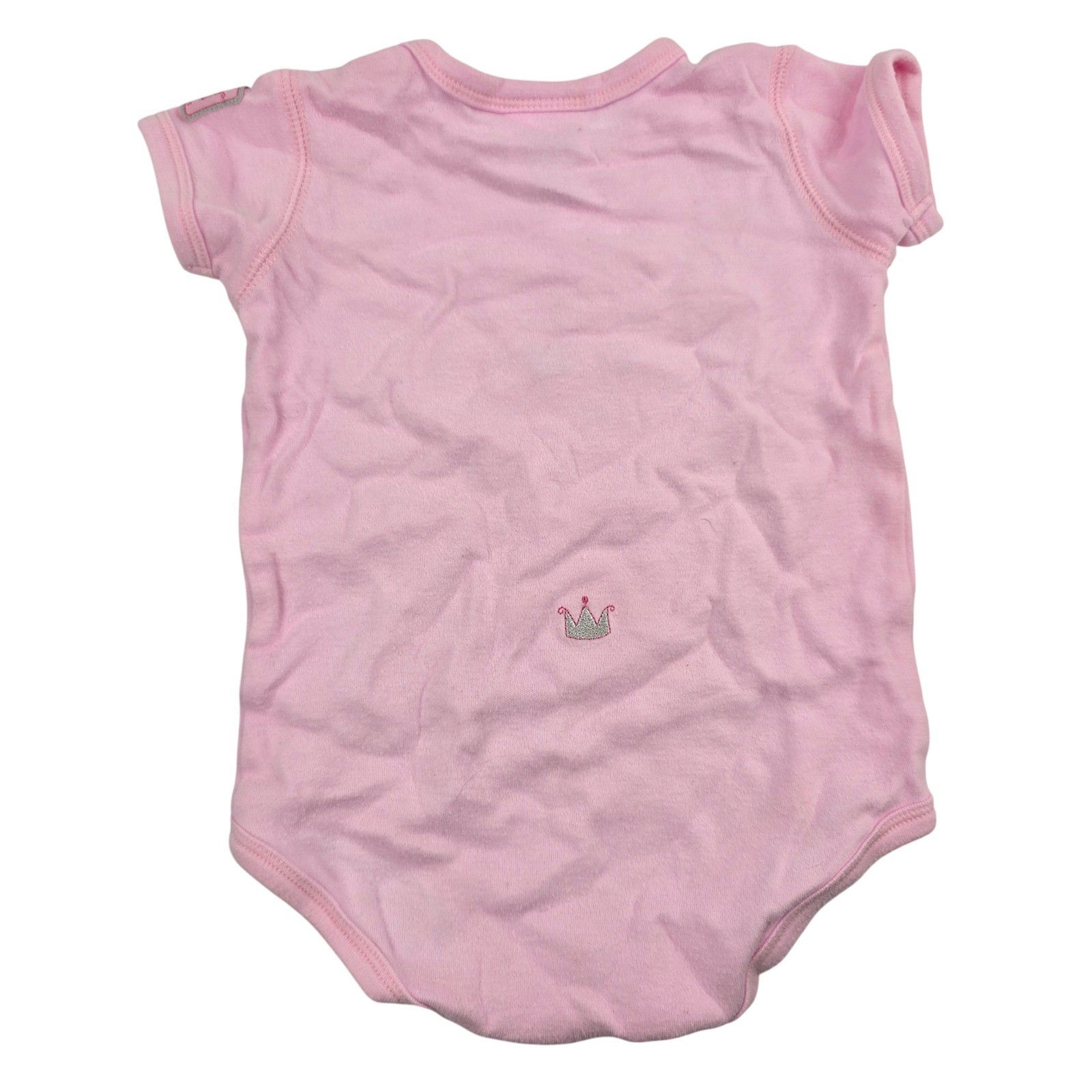 Carters Princess Baby Girl Pink Outfit Set Bodysuit Dress Hat Bib 0-3 Months Y2K