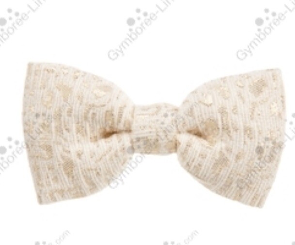 Janie and Jack blue cream Hair Bow, Barrette, Clip One Size Lavish & Luxe Line