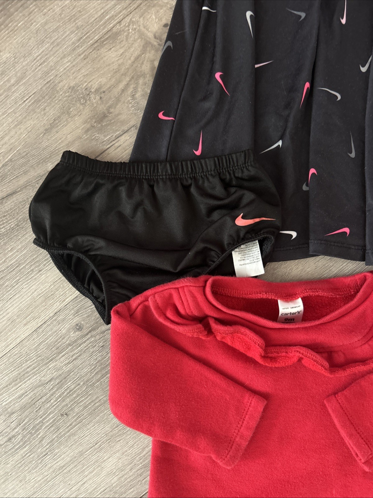 9 Month Baby Girl Clothing Lot, 9 Items, Carter’s, Nike, Bundles, Dress, Pants