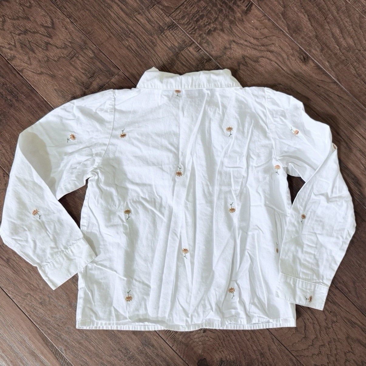 Gymboree (Vintage) 2003 Girls (3 pc) Size 6 Shirt Jeans Button-up Flowers, B#99