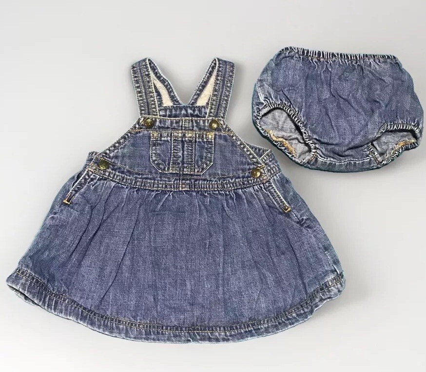 The Children’s Place Baby Size 3-6 Months Overall Dress Vintage