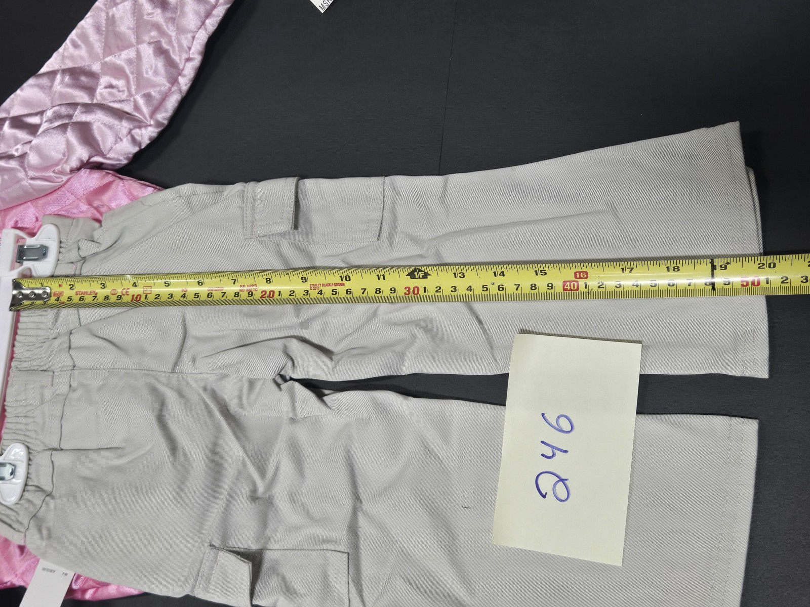 Disney Princess 3 Piece Outfit Set Girls 3T Pink Jacket Shirt Cargo Pants New