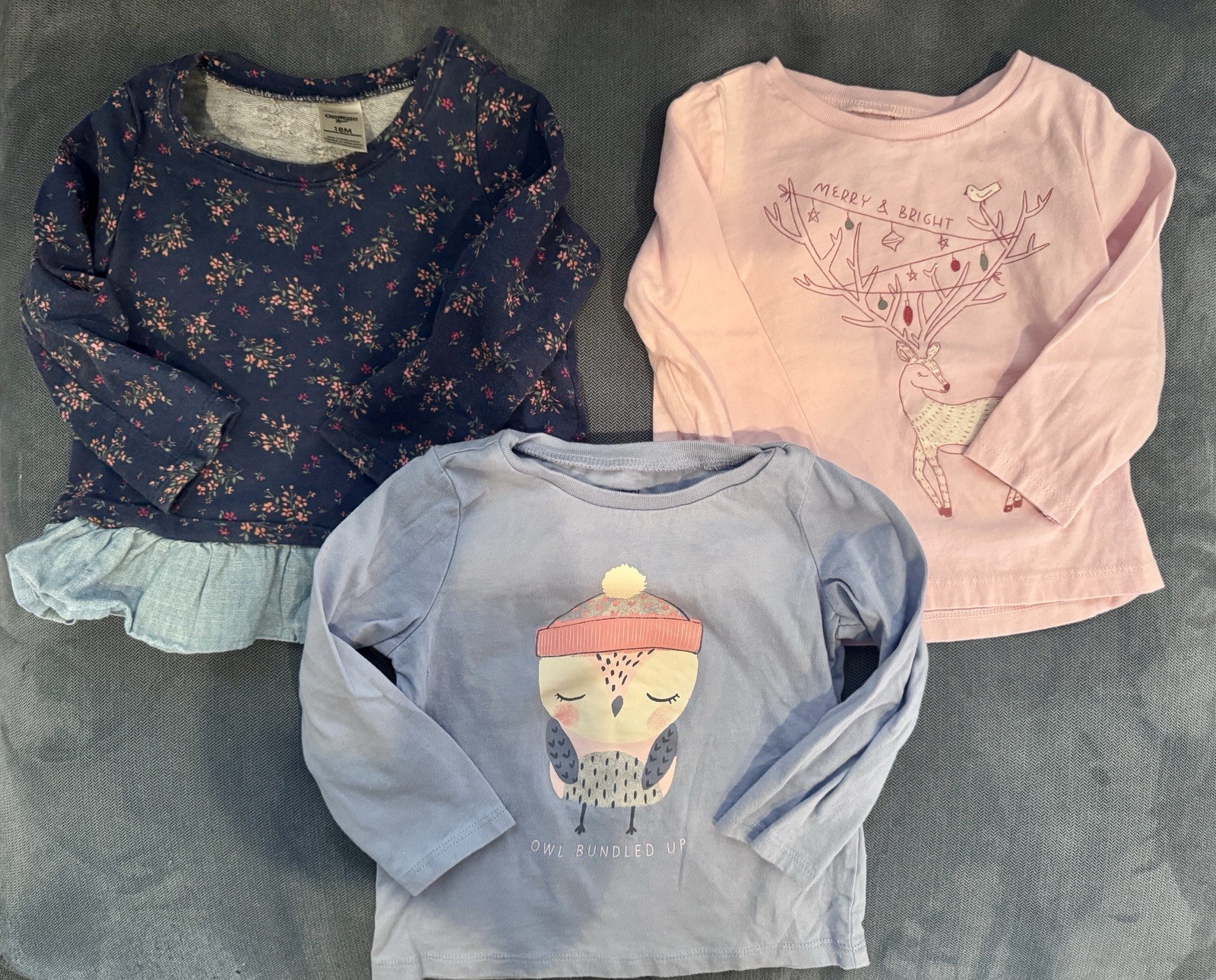 Baby Girl Clothes (Size 18 Months) – Version 1/2 – Large Lot of 58 Items