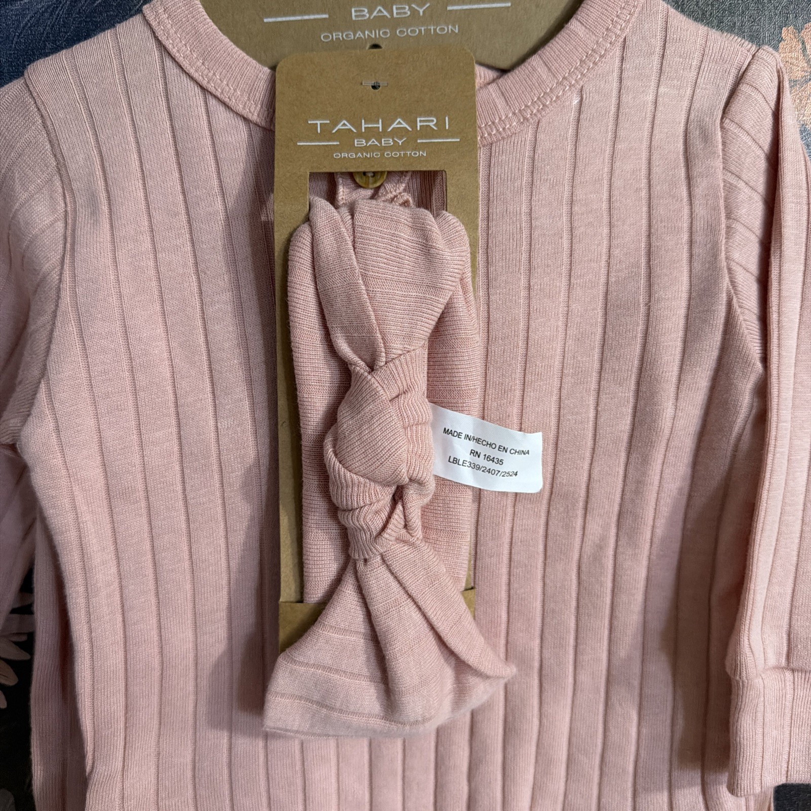T Tahari Baby Girls 3 Piece Matching Set, Pink, sz 3/6 Months