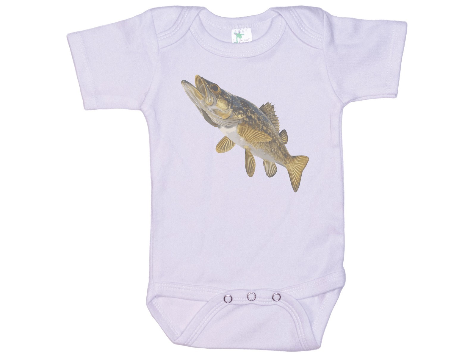 Baby Walleye Bodysuit, WALLEYE, Newborn Fishing Outfit, Fishing Romper, Ice Fish