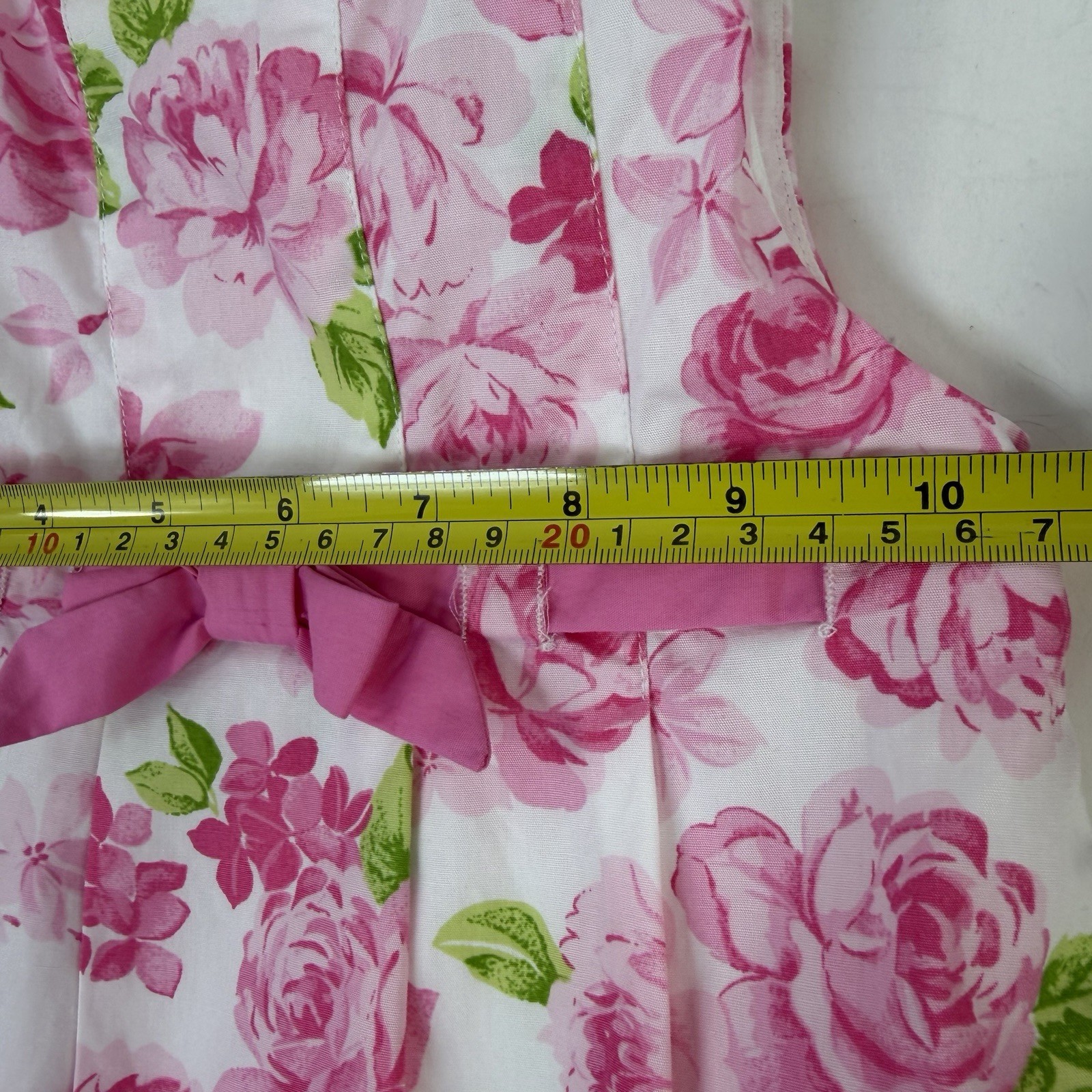 Baby Girls 3 pc Set Floral Dress w/Bow Green Coat Bloomers Boutique 18M