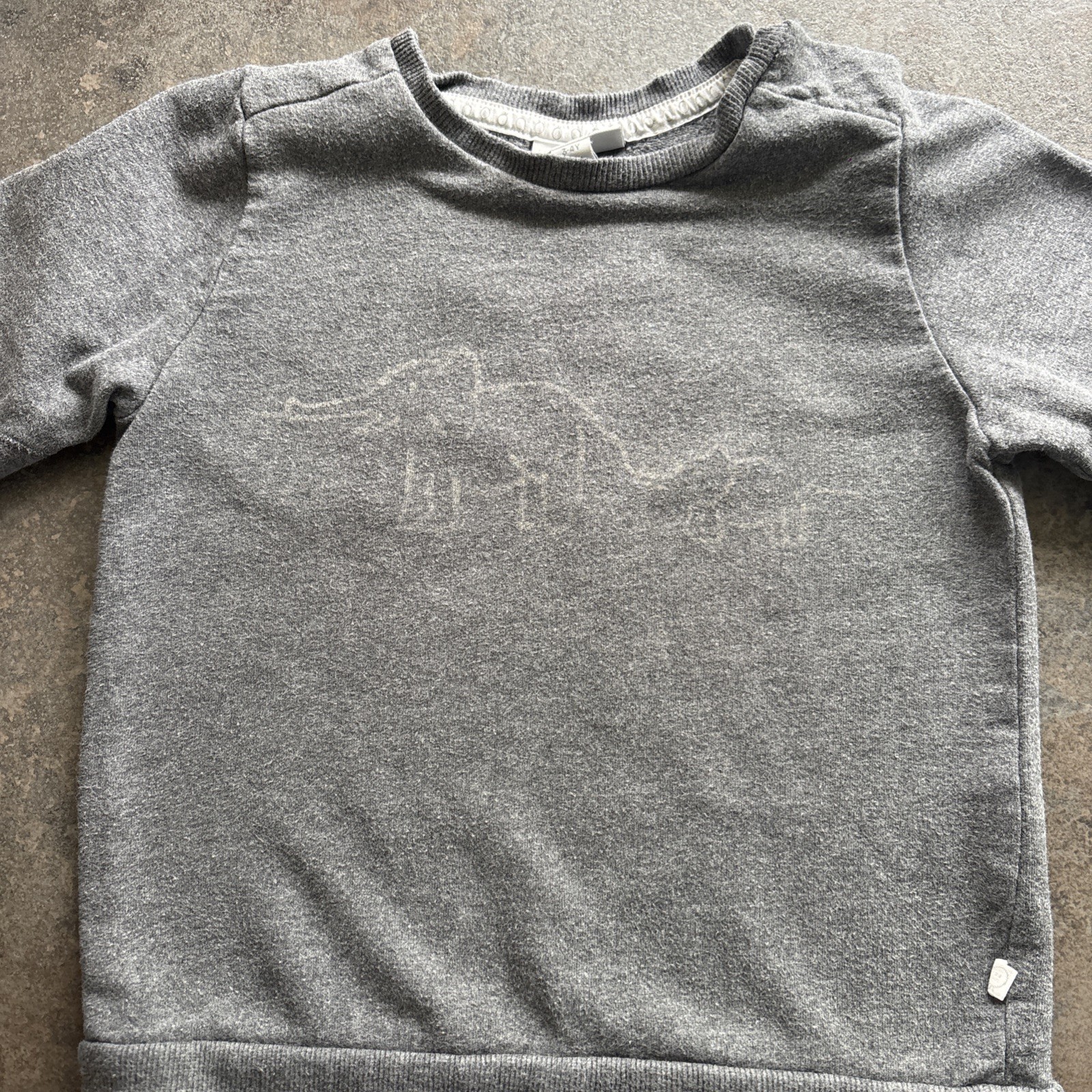 Baby Mori Tracksuit – Grey Elephant – Age 3-4 Years – 100% Cotton