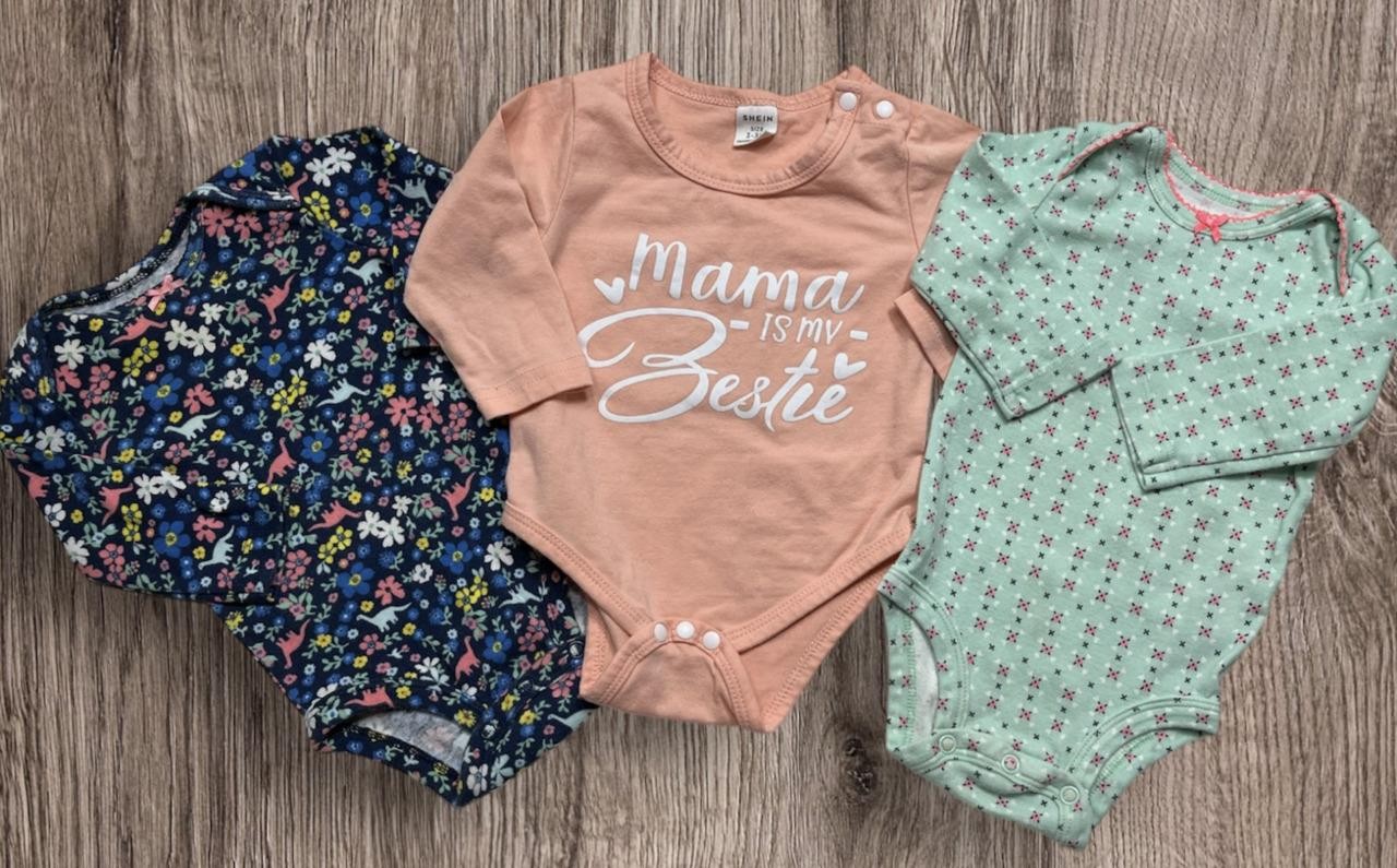 Baby Girl Size 0-3 Months Carter’s Shirts Pants Outfits Sets Clothes Lot Bundle