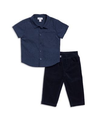Splendid Boys’ Bandana Print Button Down Shirt & Pants Set – 12to 18 Mos