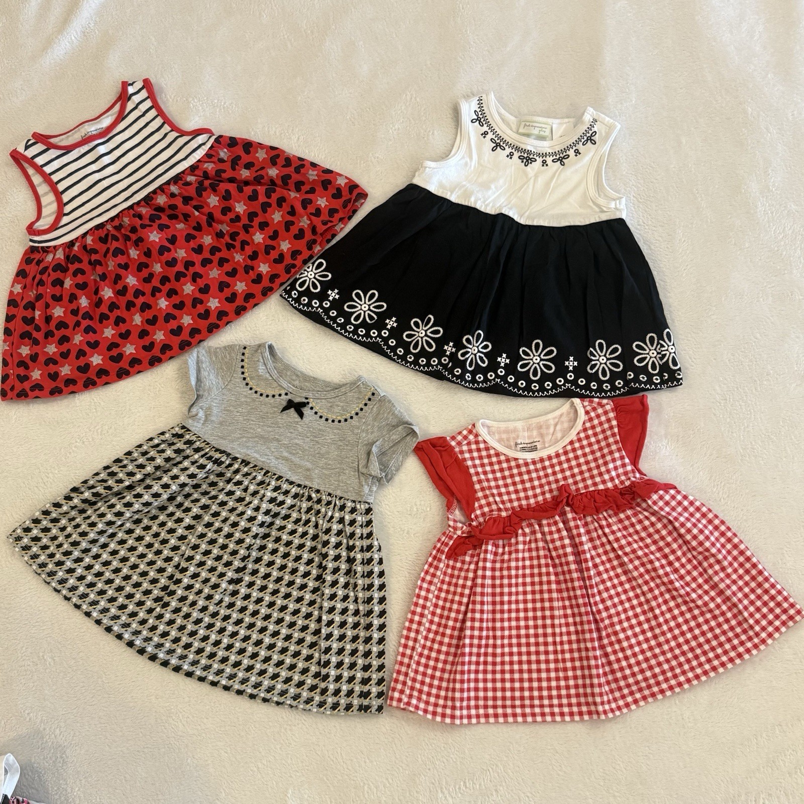 Baby Girl 18M Spring Summer Mixed Lot of 41 Top Shorts Skort Legging OnePc Dress