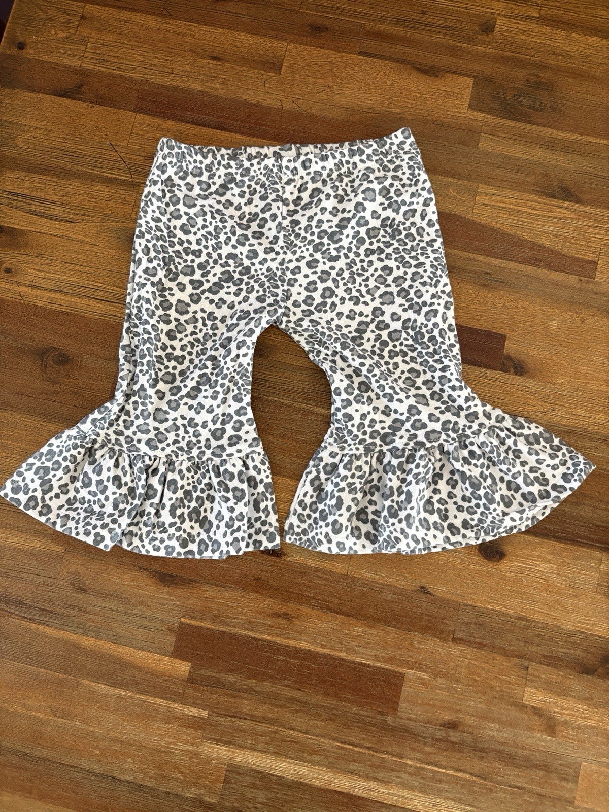 NWT Giggle Moon Dress & Pants Girl Size 6 Toddler Pink Gray Ruffle Floral Zebra