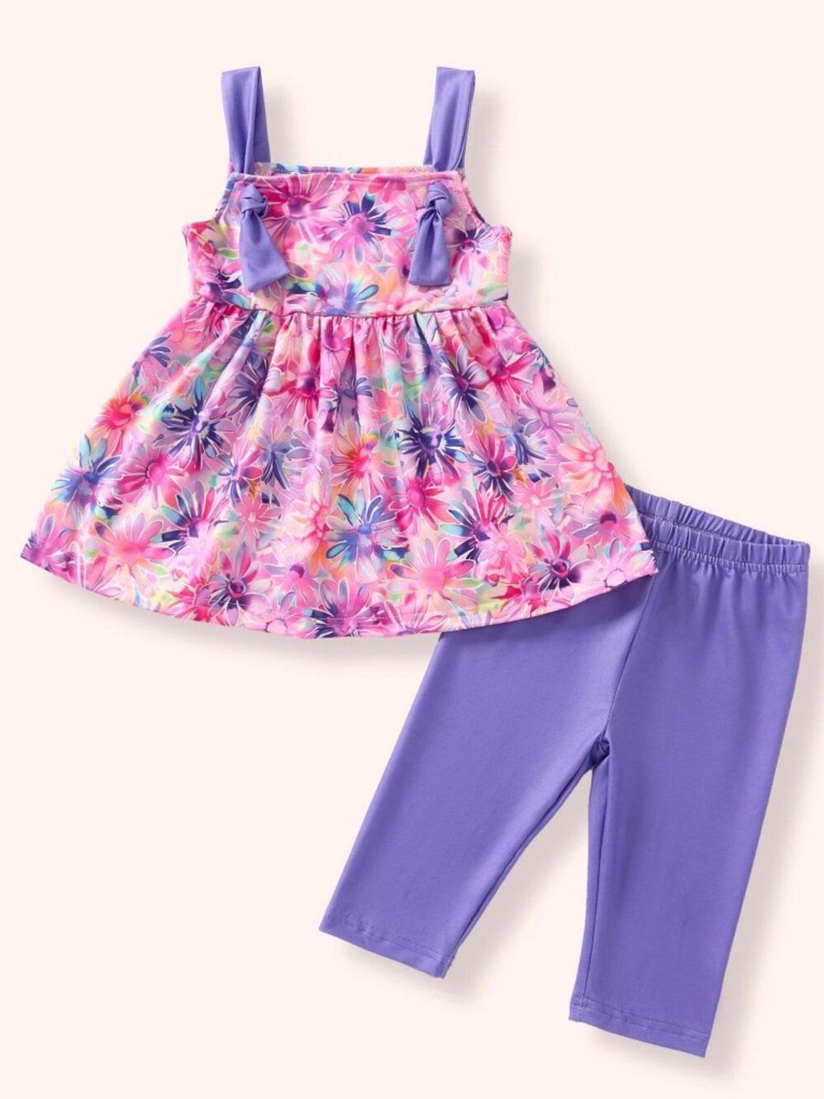 PETE + LUCY DREAMY DAISIES CAPRI SET 2T