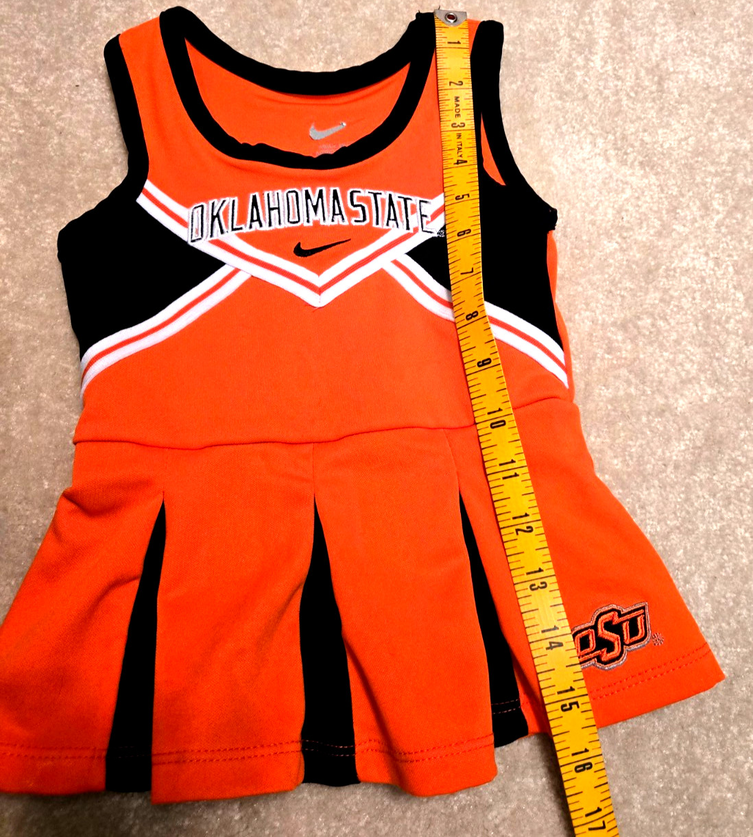 OSU Cheerleaders Outfit Girls Toddler 18M Orange/Black/White