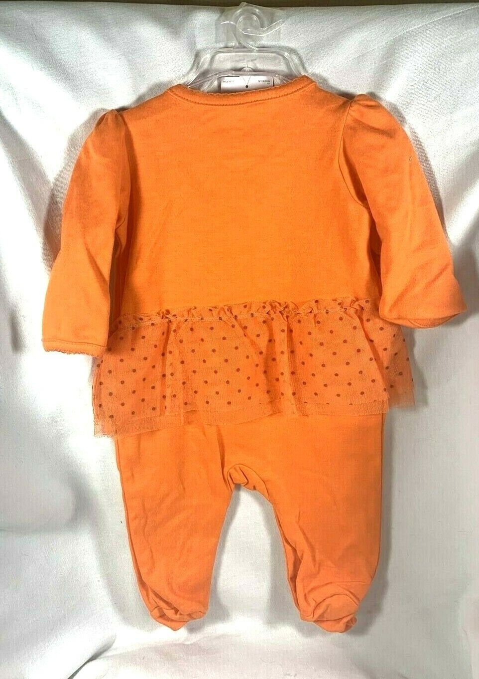 NWT 3M CARTER’S JUST ONE YOU PUMPKIN FACE LACE TUTU FOOTED OUTFIT