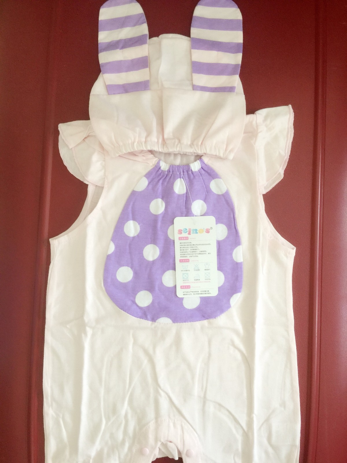 Baby Kids Girl Child Easter Bunny Rabbit Party Costume Romper hat set Photogragh