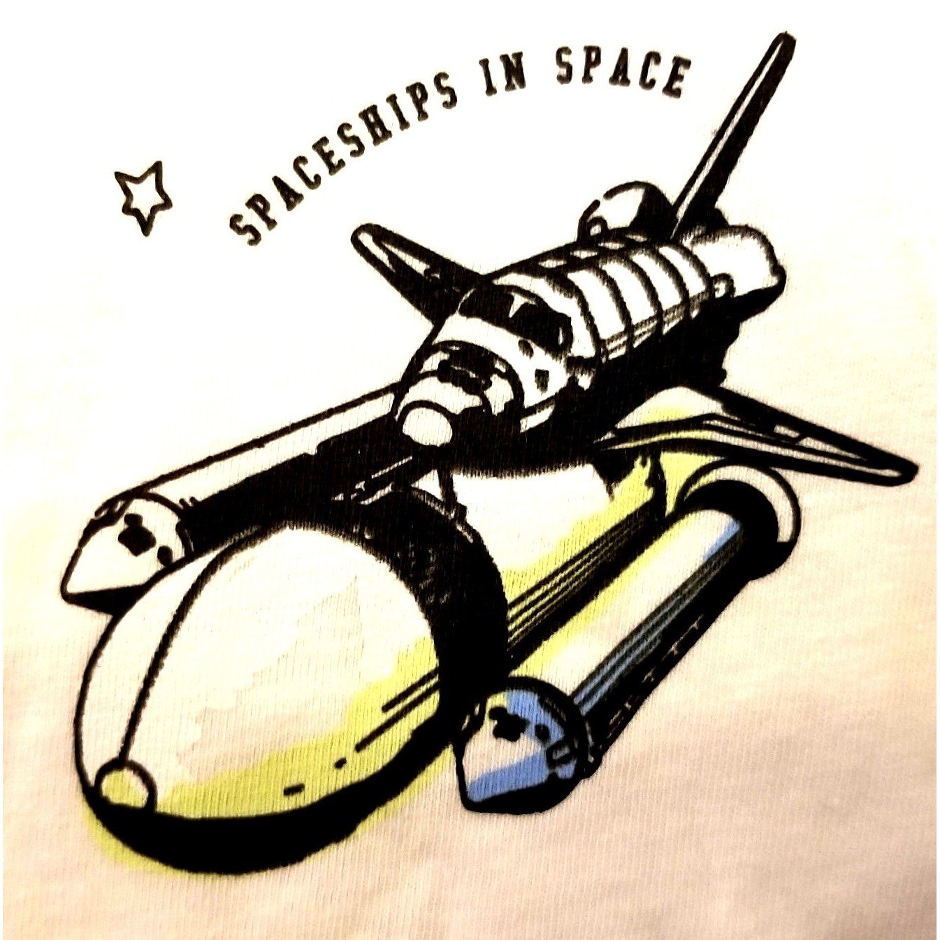 Carters Space Patch Jersey Tee Shirt 2T