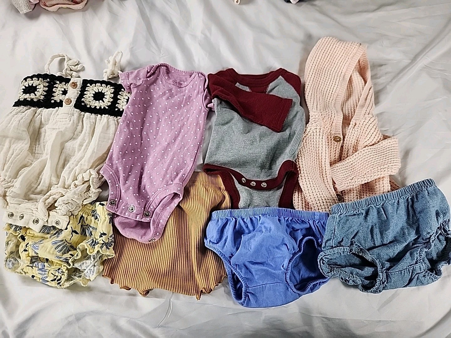Lot Of 50 Baby Girl Clothing NB 3M 3-6M Mix Assorted