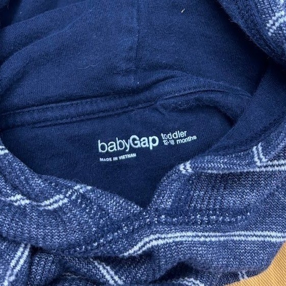Baby Gap Toddler 12 18 Mos Lot Bodysuit Hoodie Pants Jeans Yellow Stripes Boy