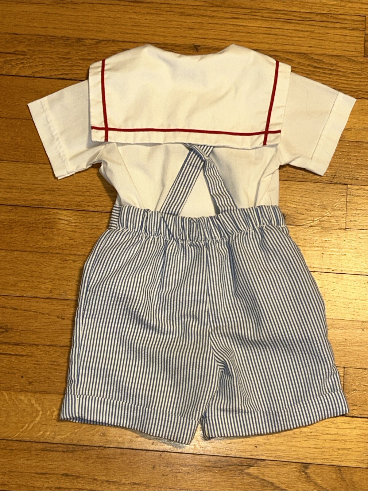 VTG Michael James Nautical Suspended Shorts & Shirt Size 2T