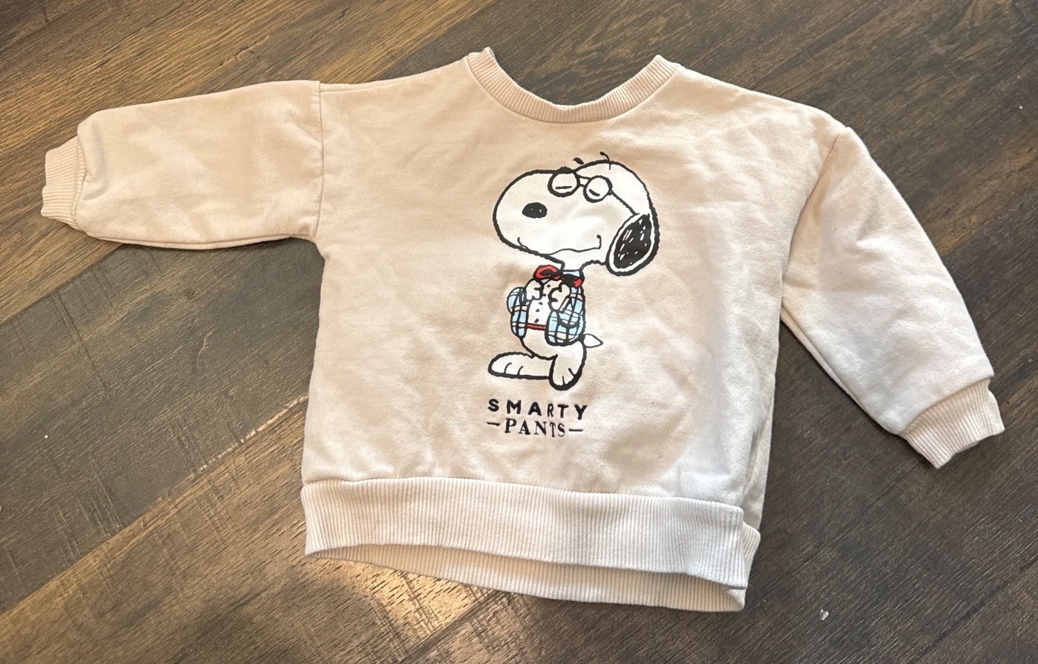 Snoopy Smarty Pants Sweatshirt 12 Months EUC