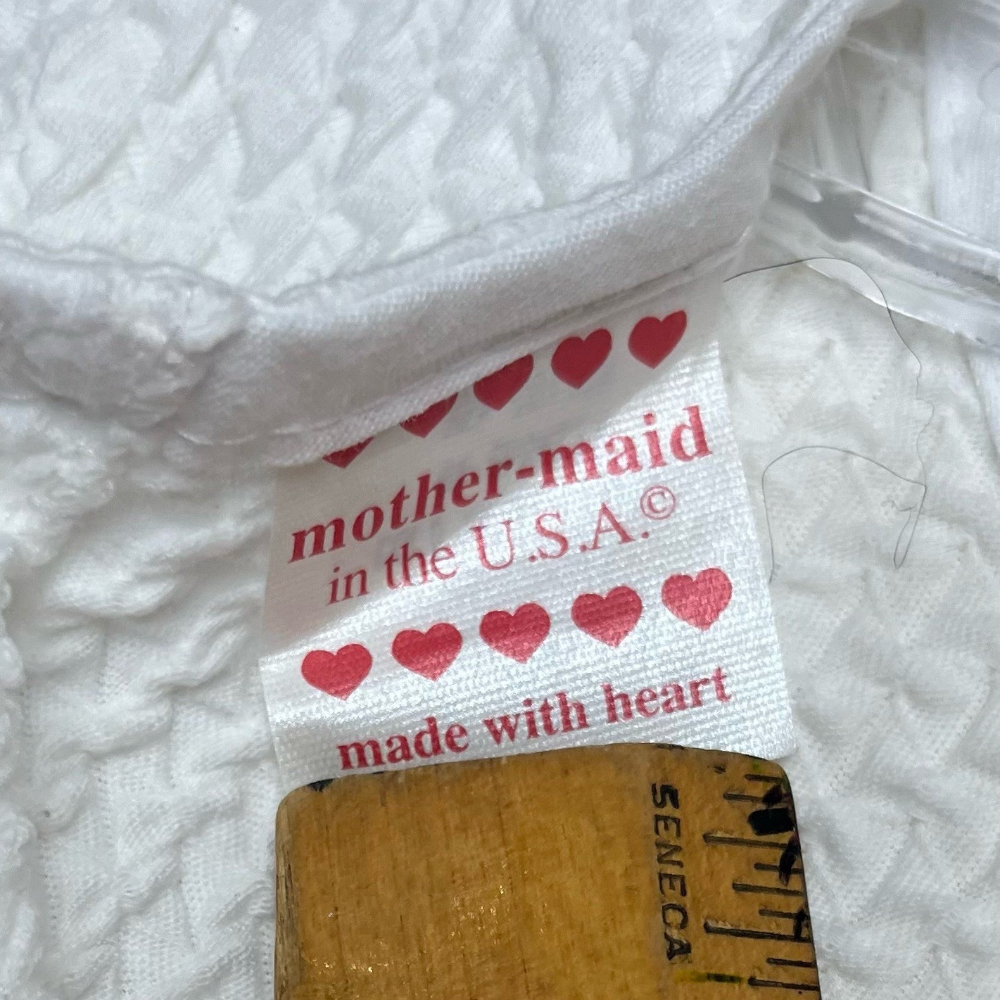 Vintage Mother-Maid USA 2T White Pink Pants Top Outfit Rose Plissé