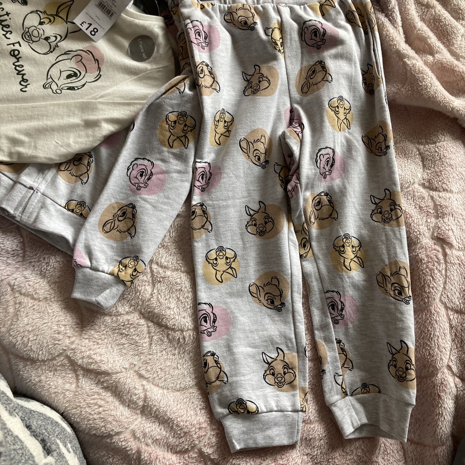 3 piece set, Disney Bambi theme. Age 4-5years.