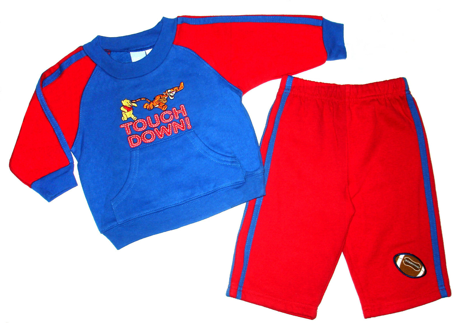 DISNEY’S WINNIE THE POOH & TIGGER FOOTBALL PANT SET~ SZ 3-6M, 6-9M