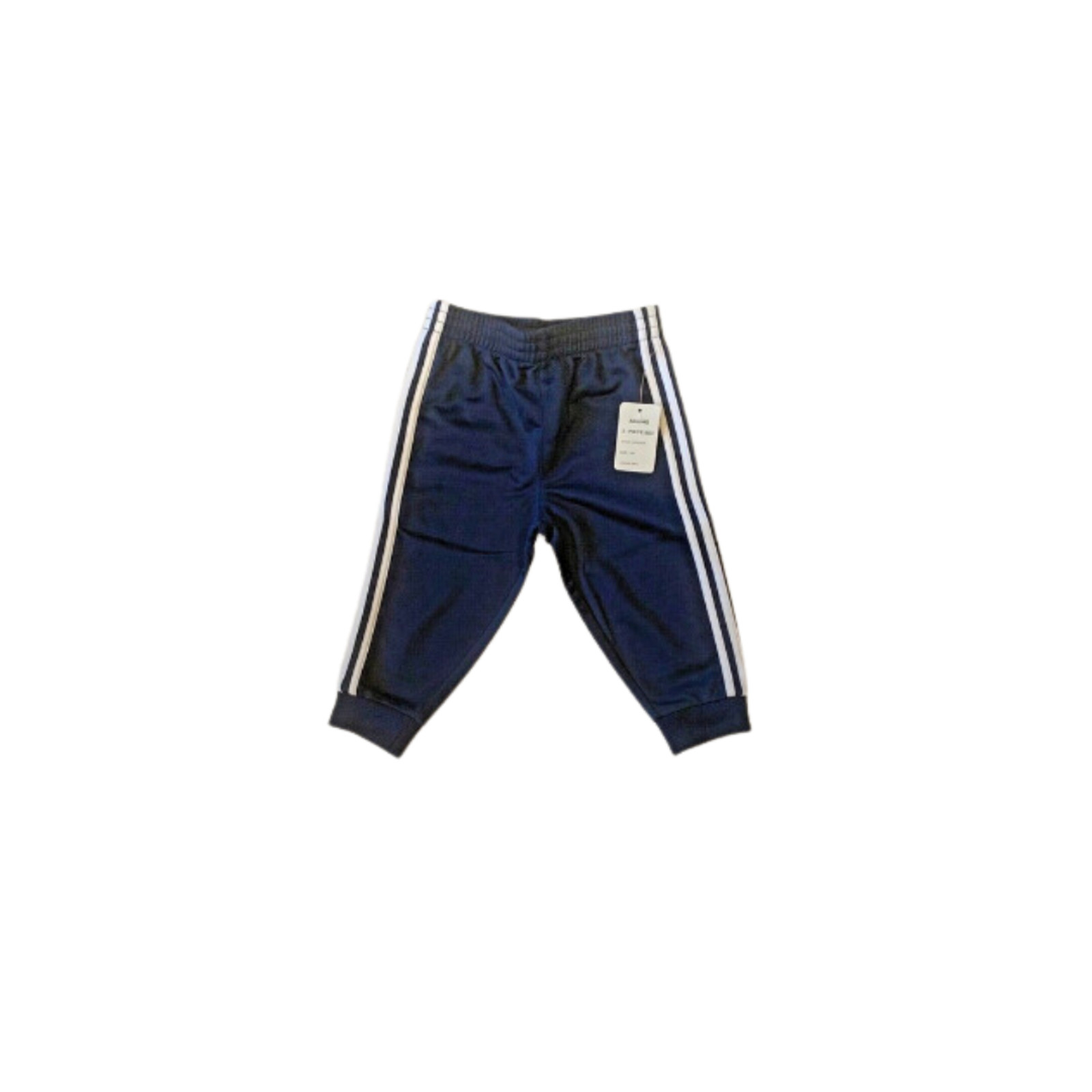 Adidas Baby Boys 12M Zip Front Printed Tricot Jacket and Jogger Pants, 2…