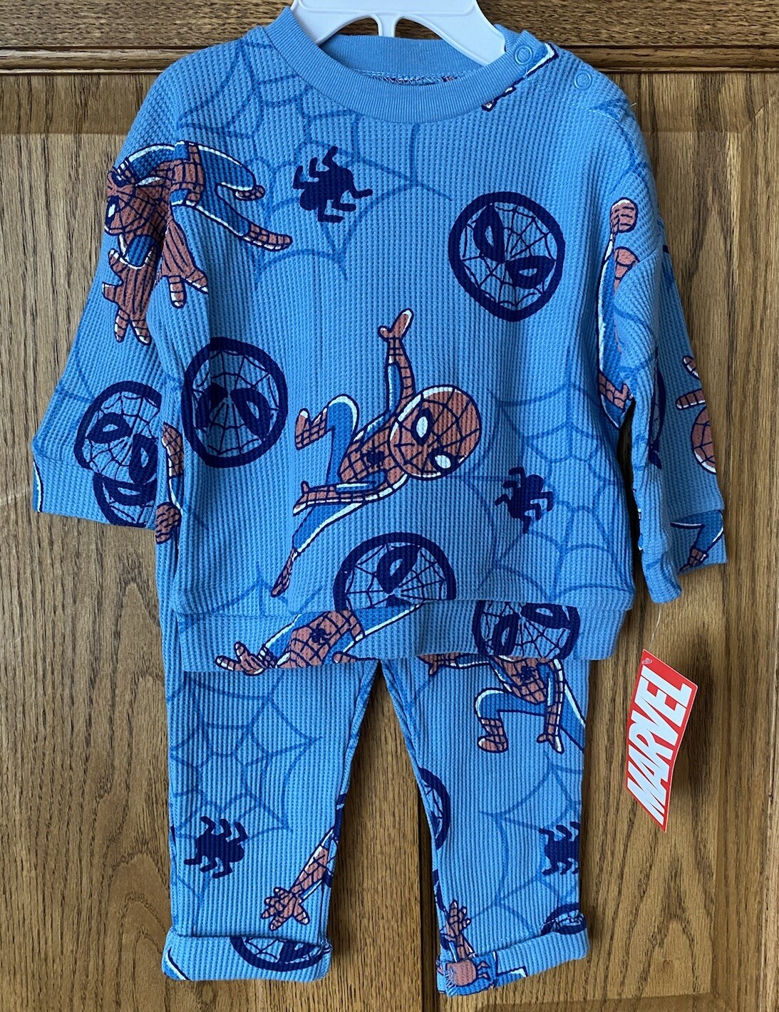 Marvel Spider-Man Baby 2pc Set Shirt & Pants Size 9 Months
