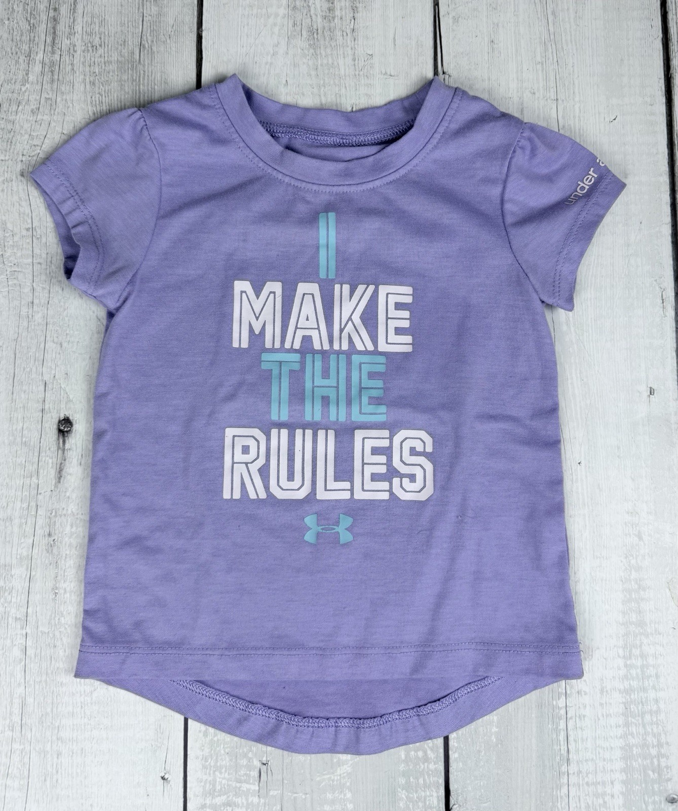 Nike & Under Armour Baby Girls 12-18M Lot Of 6 Graphic Shirts 0243