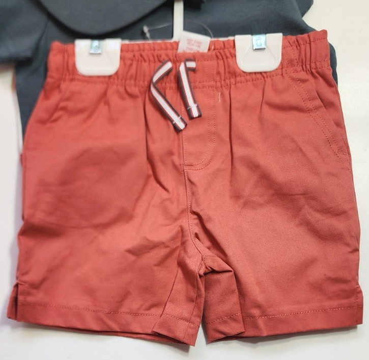 Tommy Bahama Boys 4T 3 Piece Set Slate Gray Polo Shirt Short and Cap