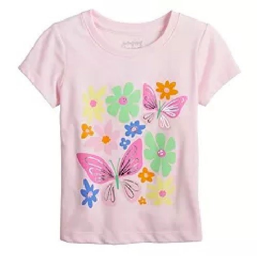 New 6 Piece Jumping Beans Tank Top & Tee Shirts & Bike Shorts Outfits Sz 4T NWT