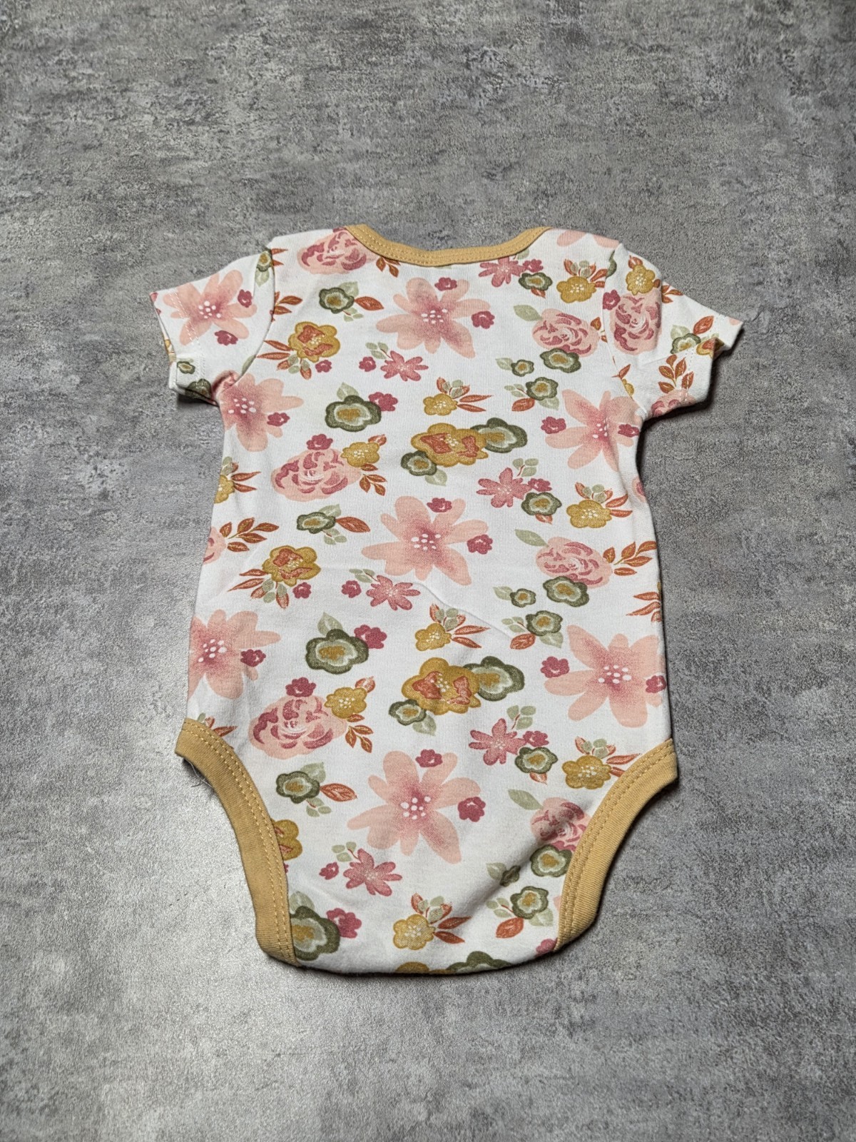 CHICK PEA 3 Piece Floral Yellow Short Set, Baby Girl 3-6 months