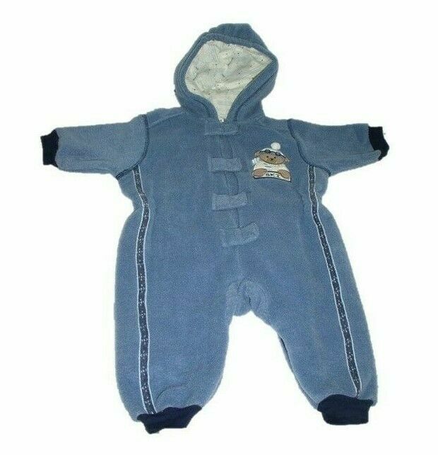 Premier Baby Unisex 2 Piece Hooded Winter Wear Travel Suit Blue Size 0-3 Months