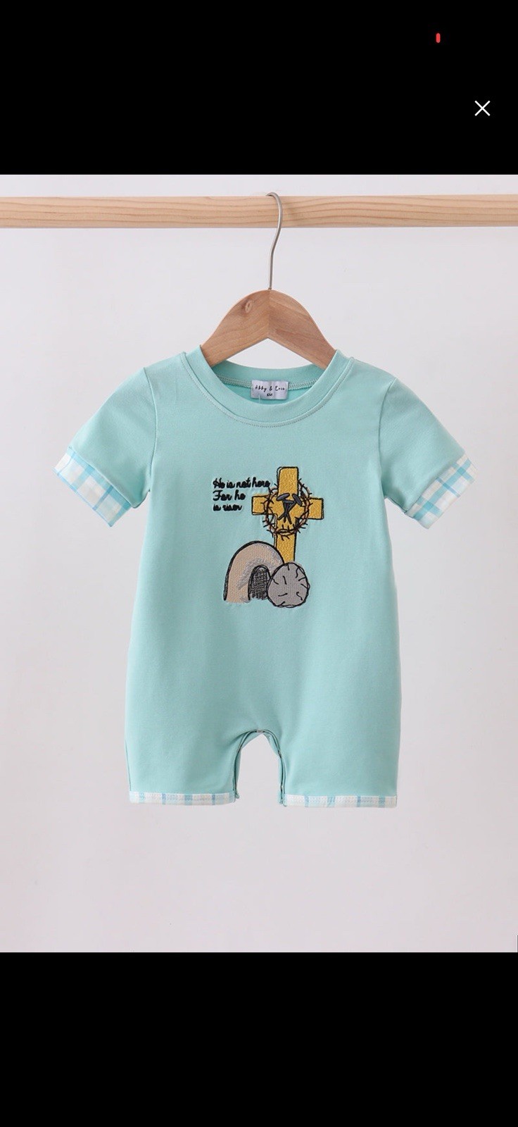 Abby & Evie Baby Size Newborn Easter Outfit