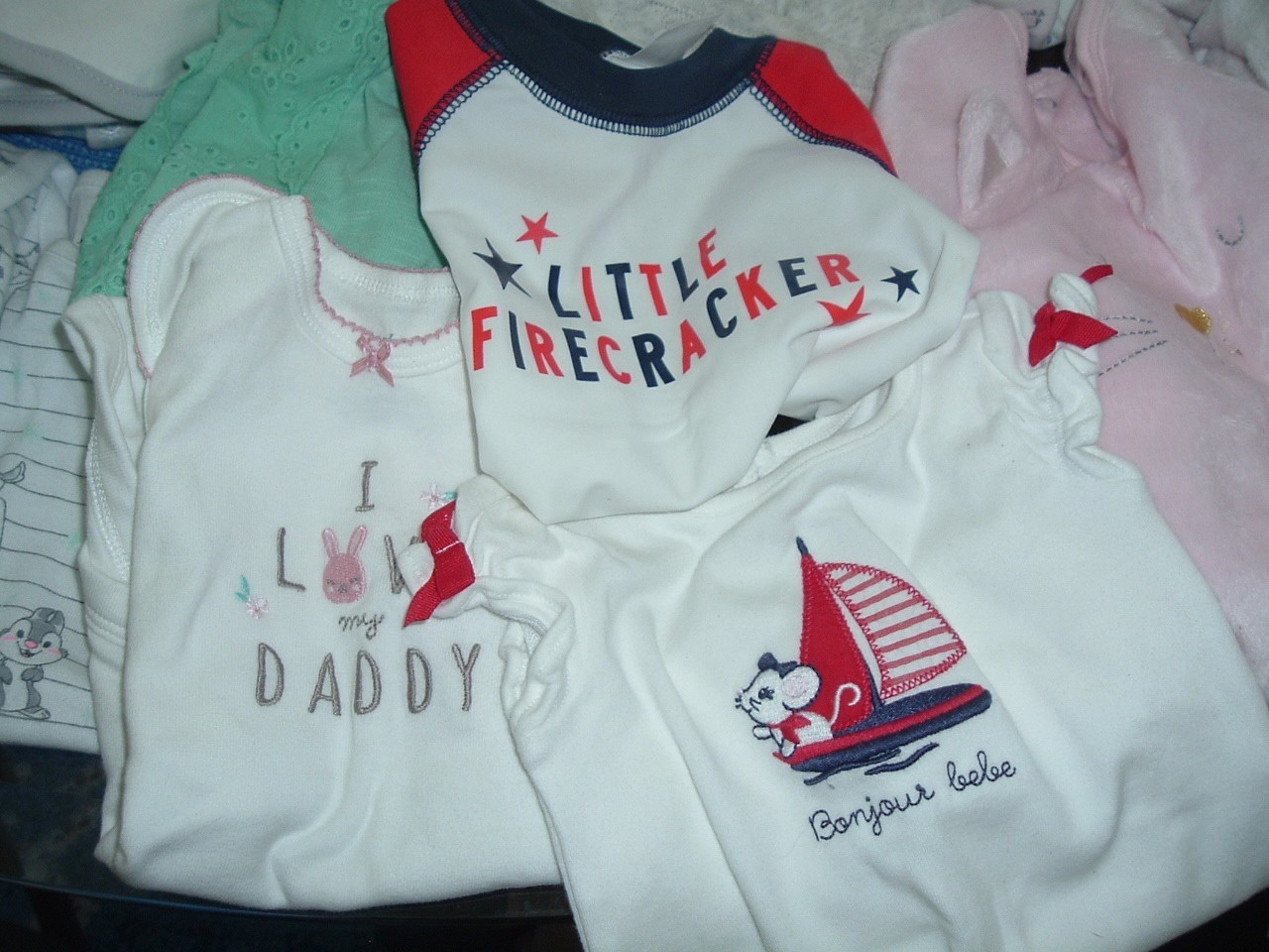 Baby clothes 0-3 month size various makers 28+pieces all excellent condition