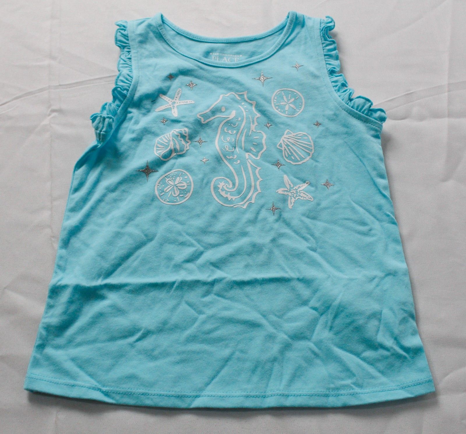 The Children’s Place Toddler Girls Sea Creature 2-Piece Outfit AC2 Blue Size: 5T