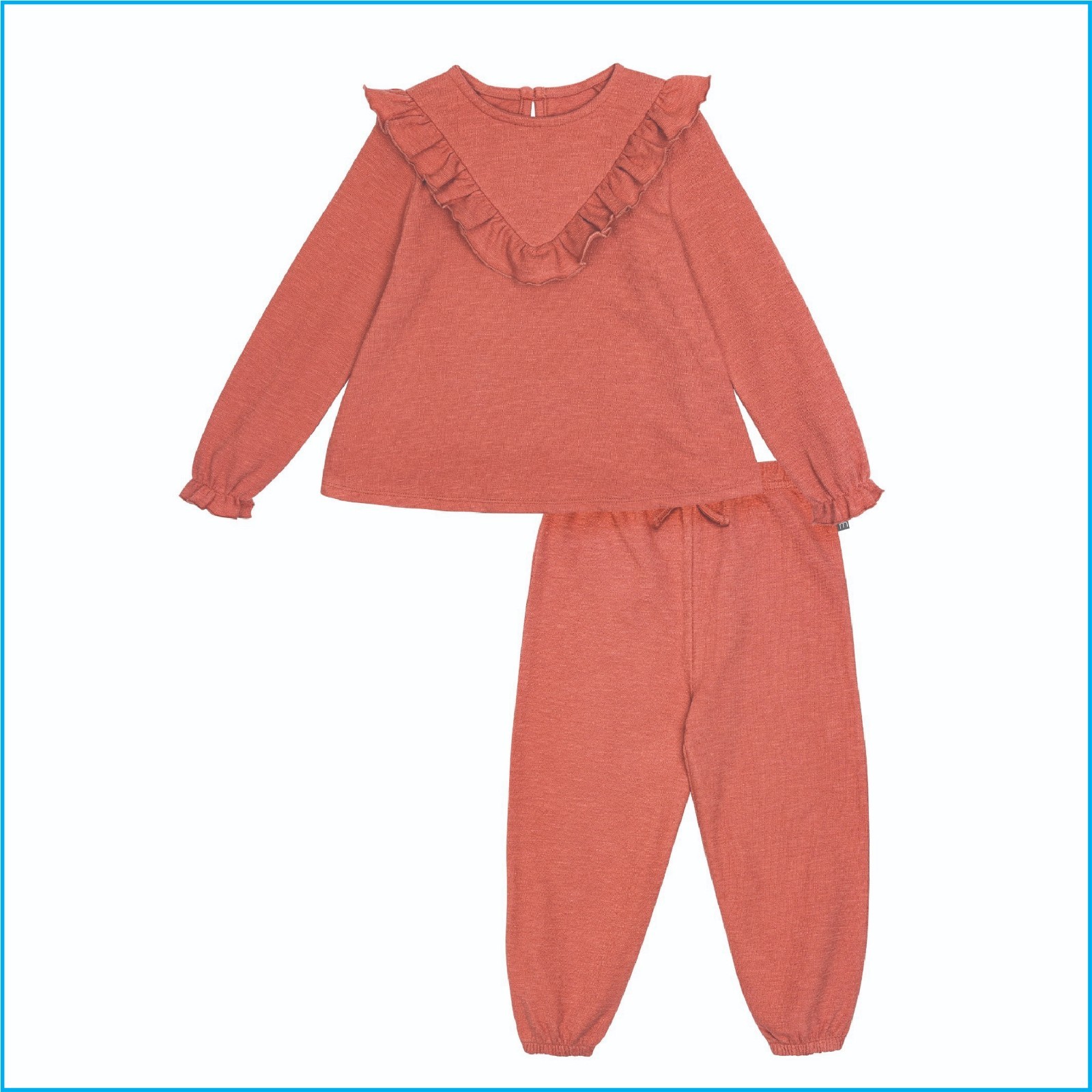 Modern Moments by Gerber Toddler Girl Ruffle Top & Pants Set Pink 2T