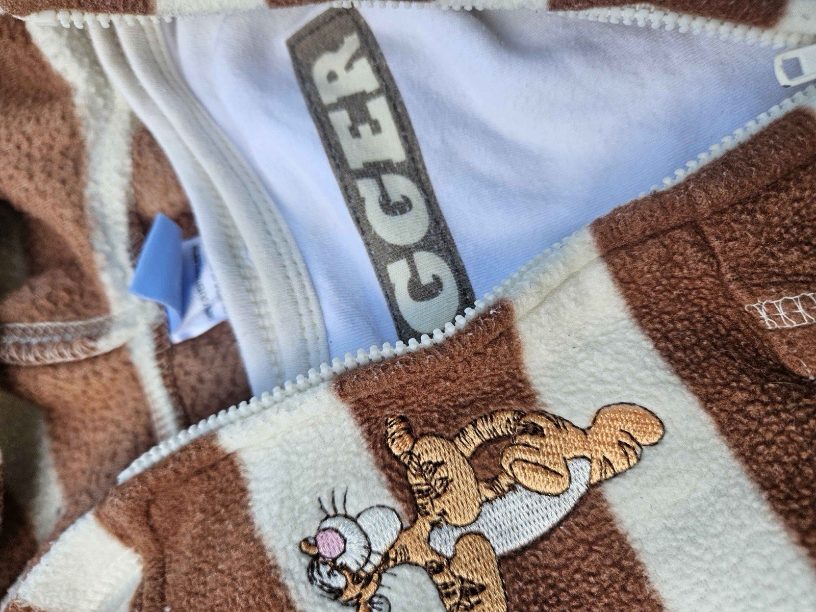 Y2K Winnie The Pooh Disney Tigger Matching 3 Piece Set Boys 6/9M Embroidered