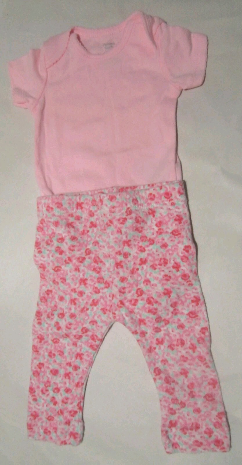 BABY GIRL 2-PIECE OUTFIT Size 3 Mos One Piece Style Shirt & Kate Spade Leggings