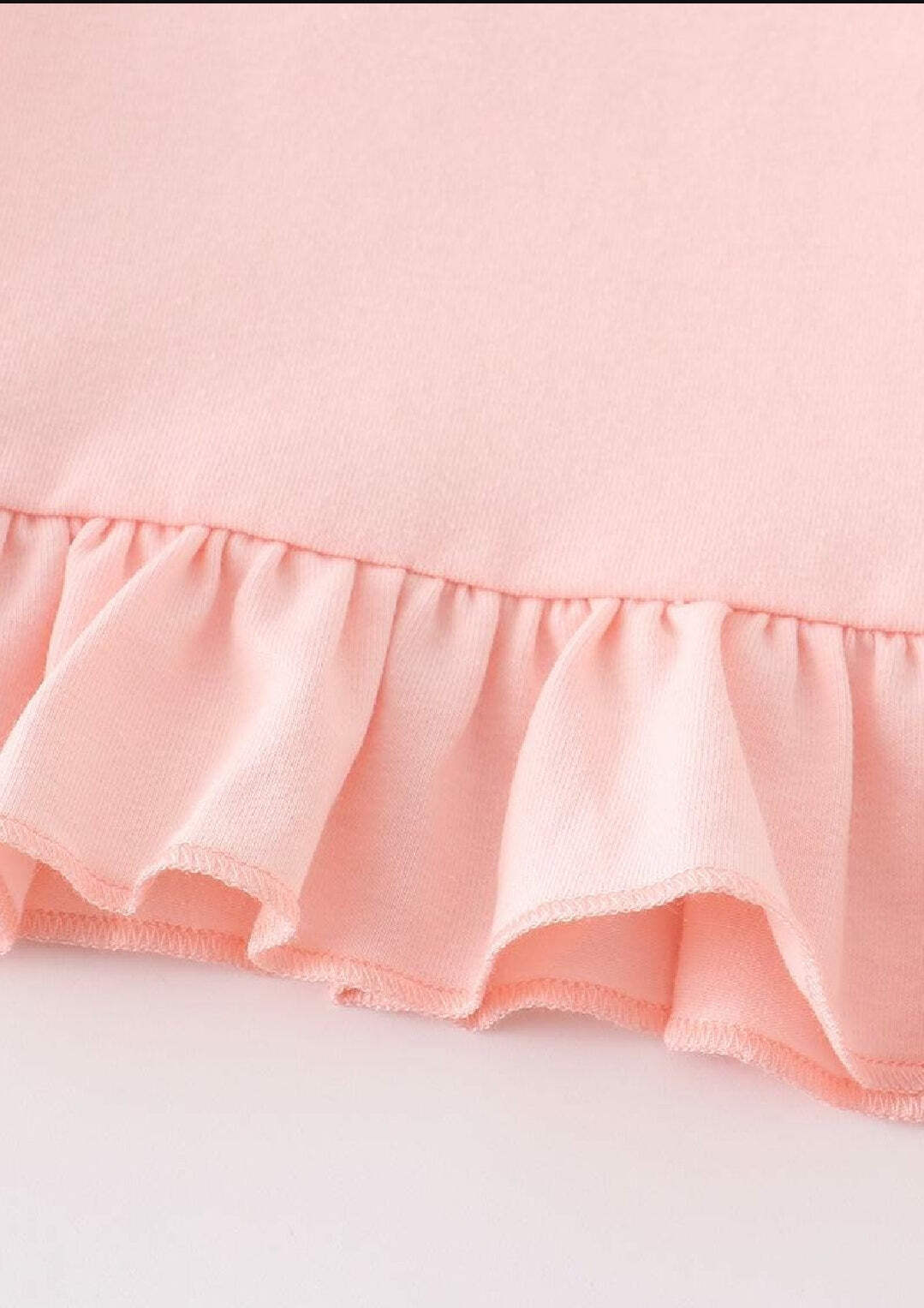 Girl’s Boutique Beige Pink Train Pumpkin Applique Embroidered Embroidery Thanksg