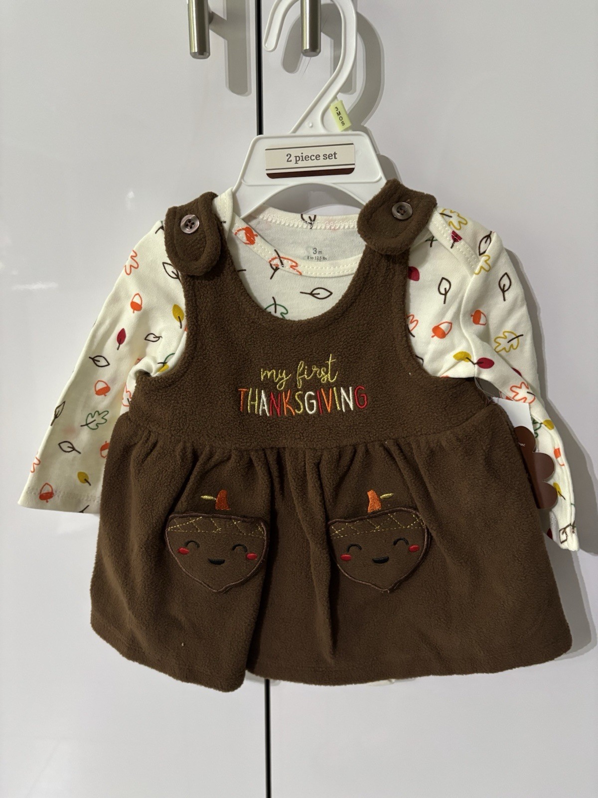 NWT Girl’s Thanksgiving 2-Piece Outfit/Dress. See description for available size