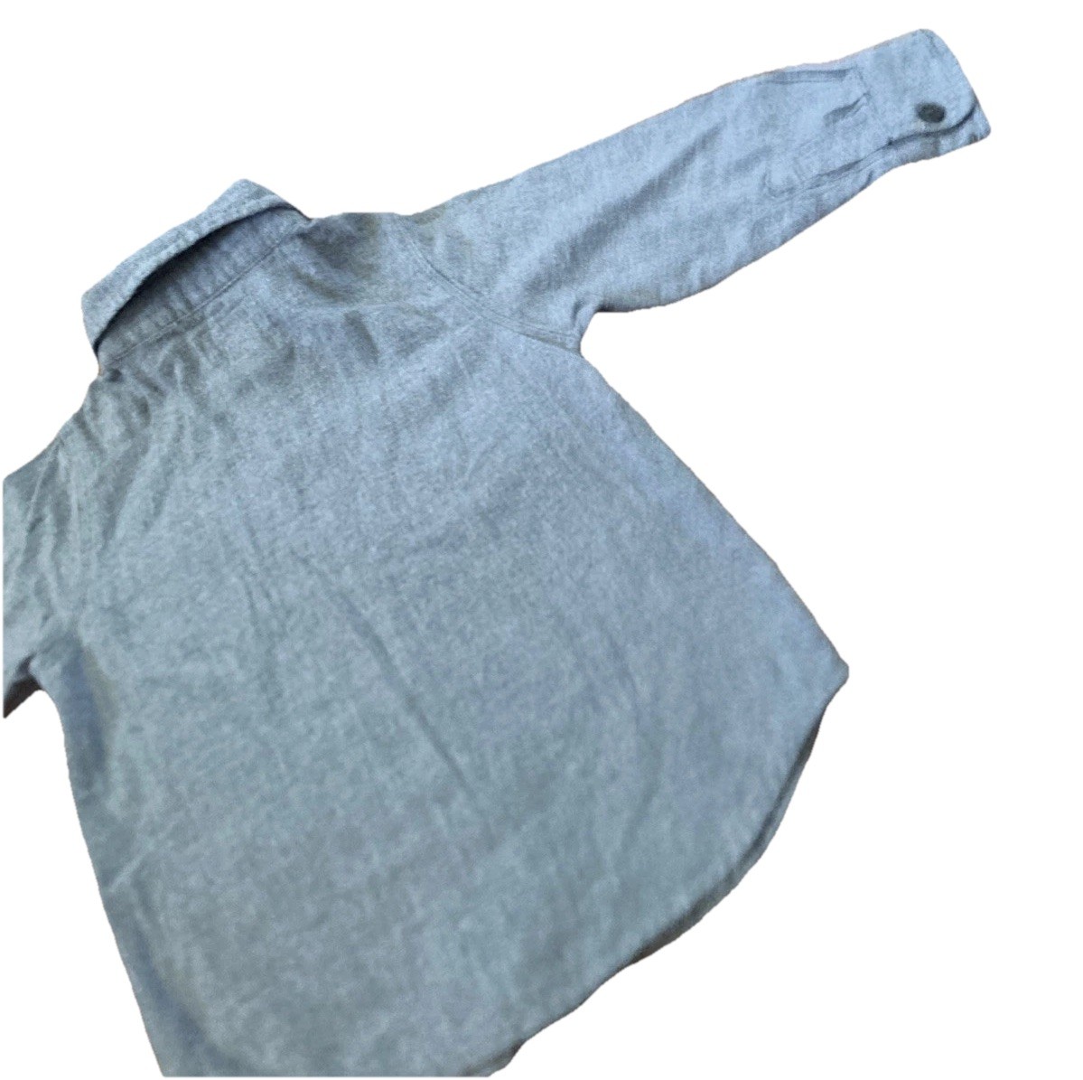 Old Navy Gray Button Up Collar Long Sleeve 2T & Kenneth Cole Blu Jean Shorts 24M