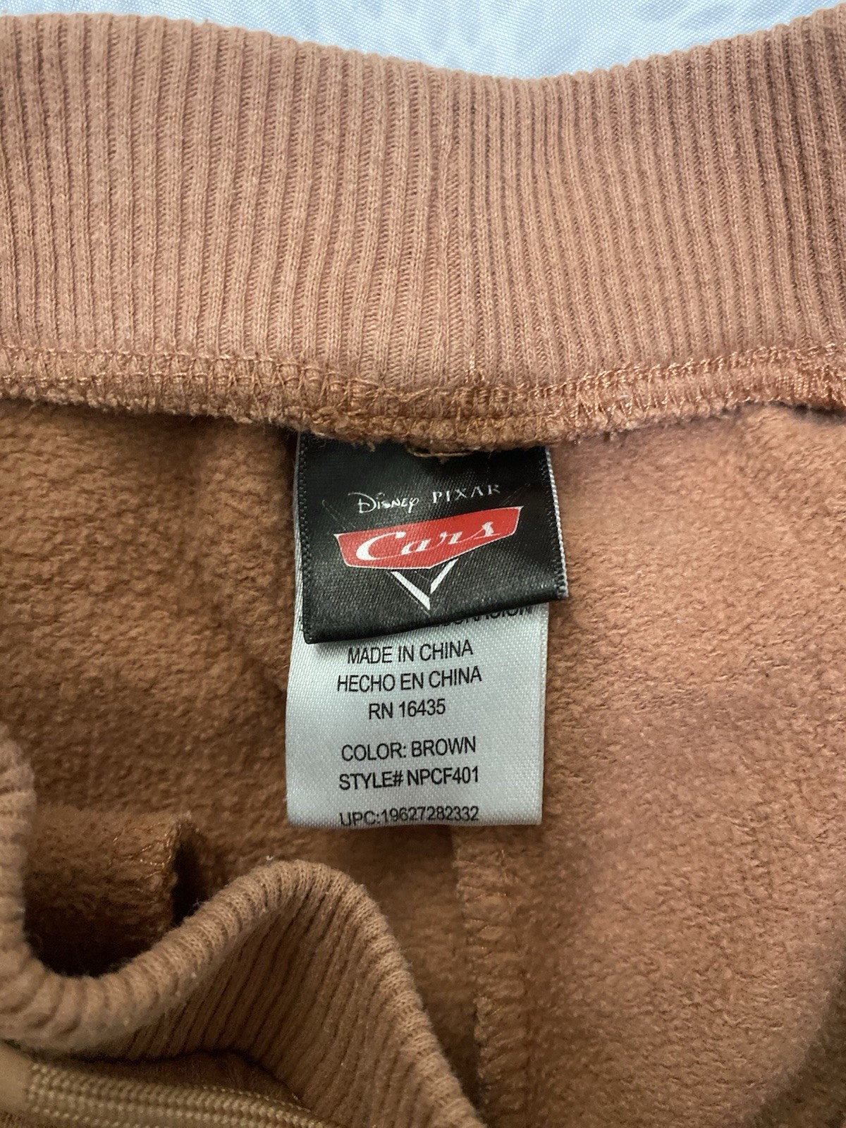 Disney Pixar Cars Boys 2pc Fleece Hoodie & Jogger Pants Set Brown 4T