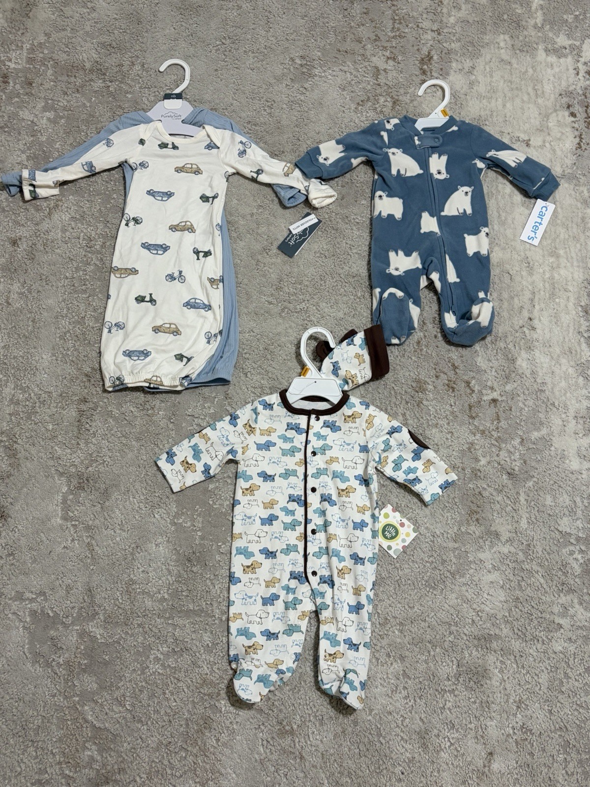 NWT Newborn Boy Lot of 4. Variety Of Brands