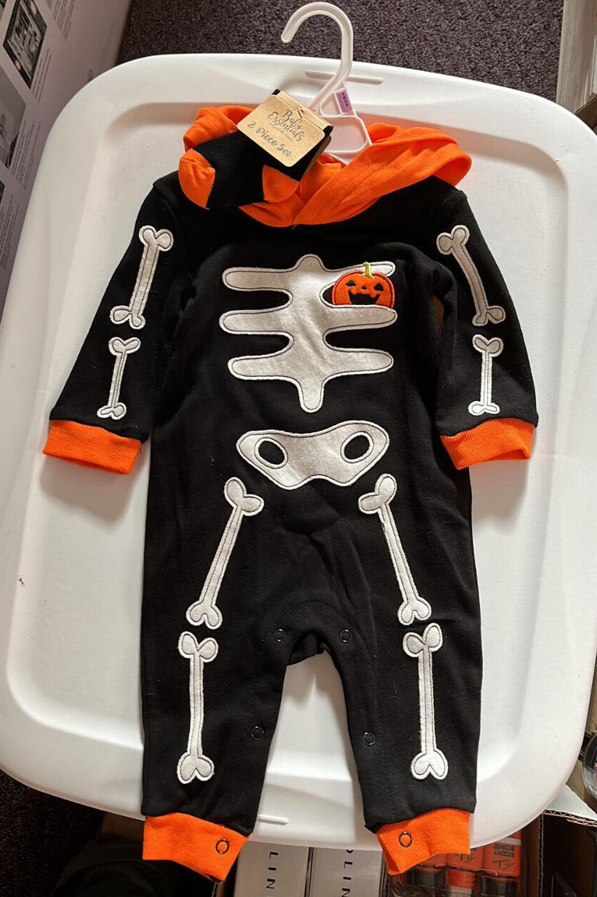 Baby Essentials/Little Lass Baby Halloween Outfits Sets 3m 3-6m, 6m 9m, 12m, 24m