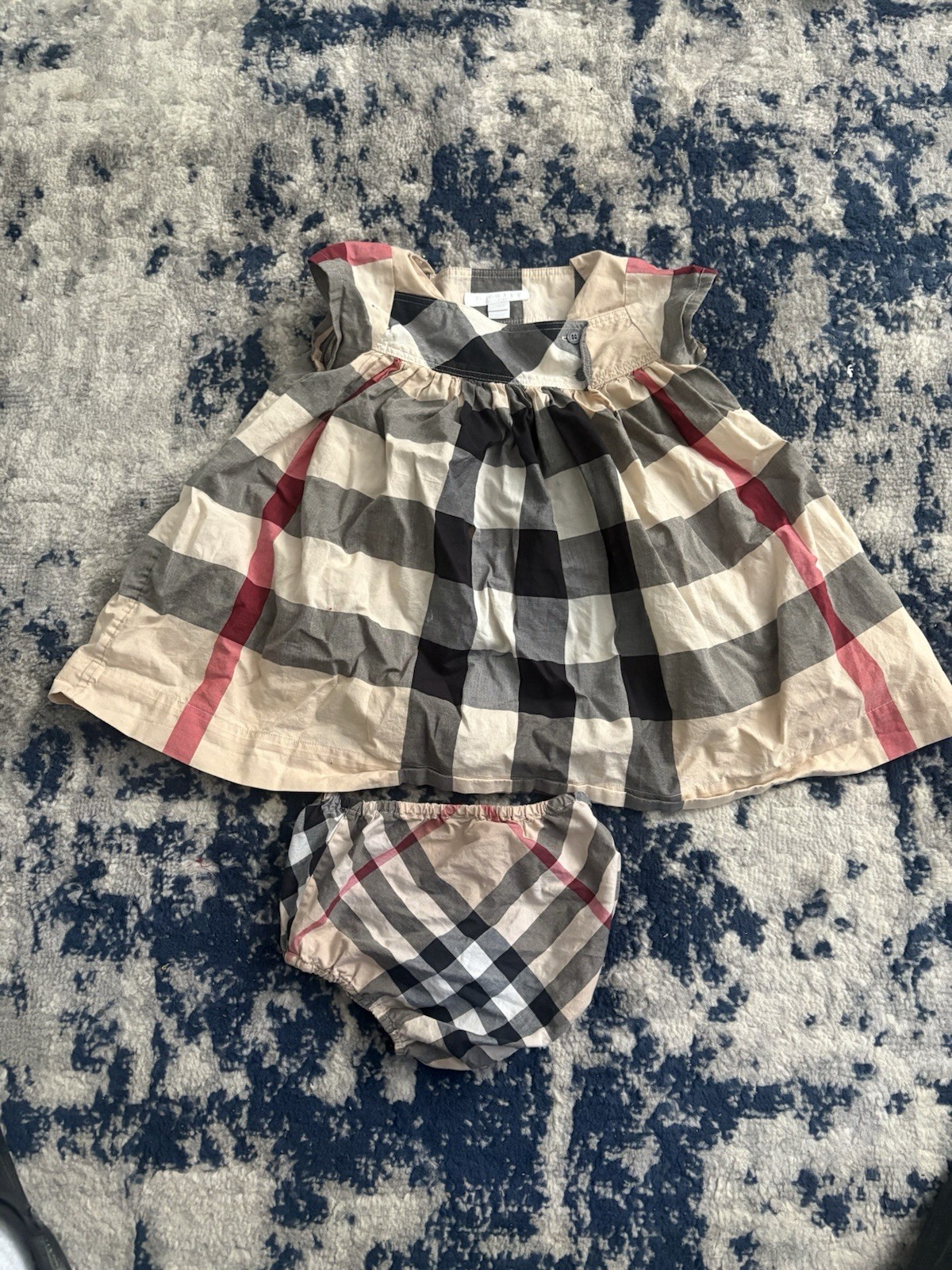 Burberry Girls 2t sun dress Beige