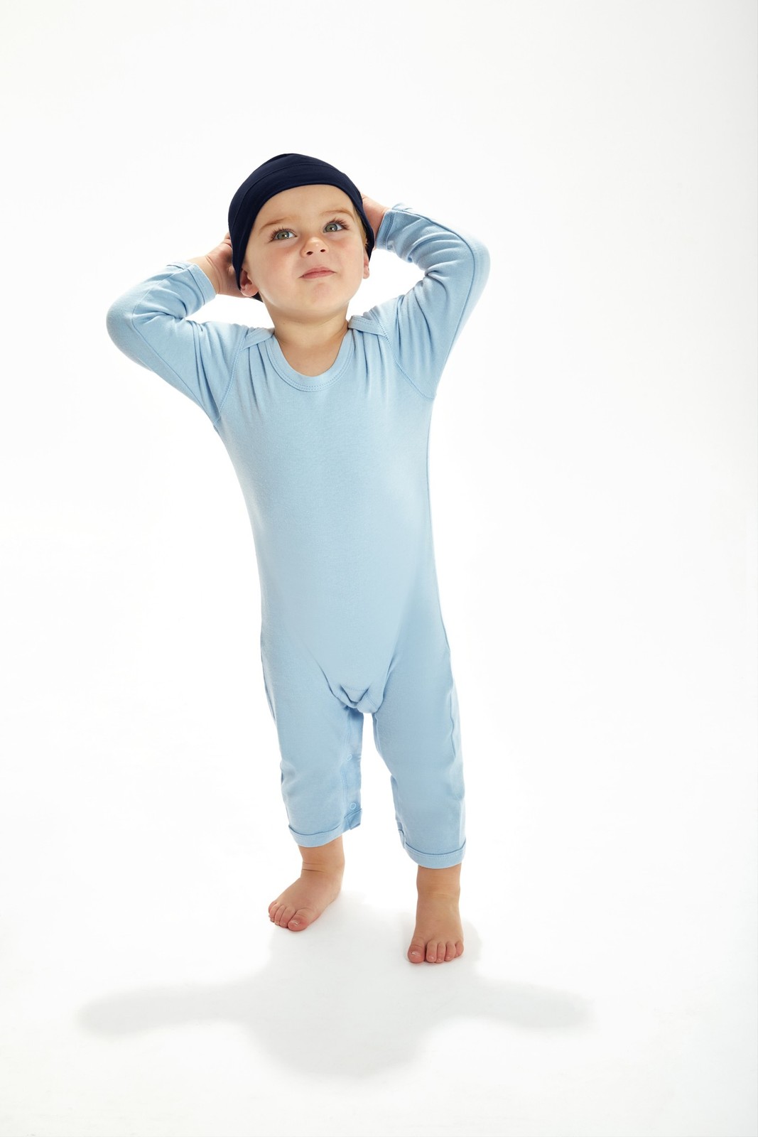 Babybugz Baby Romper Suit – Toddler Plain Cotton Full Body 3-18 months